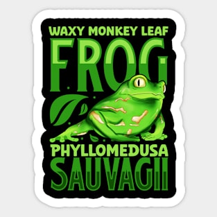 Waxy Monkey Leaf Frog Sticker